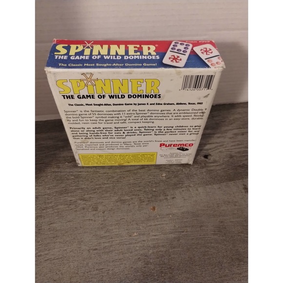 Spinner The Game of Wild Dominoes - Catalin Tiles 2003 dominoes - Picture 4 of 7